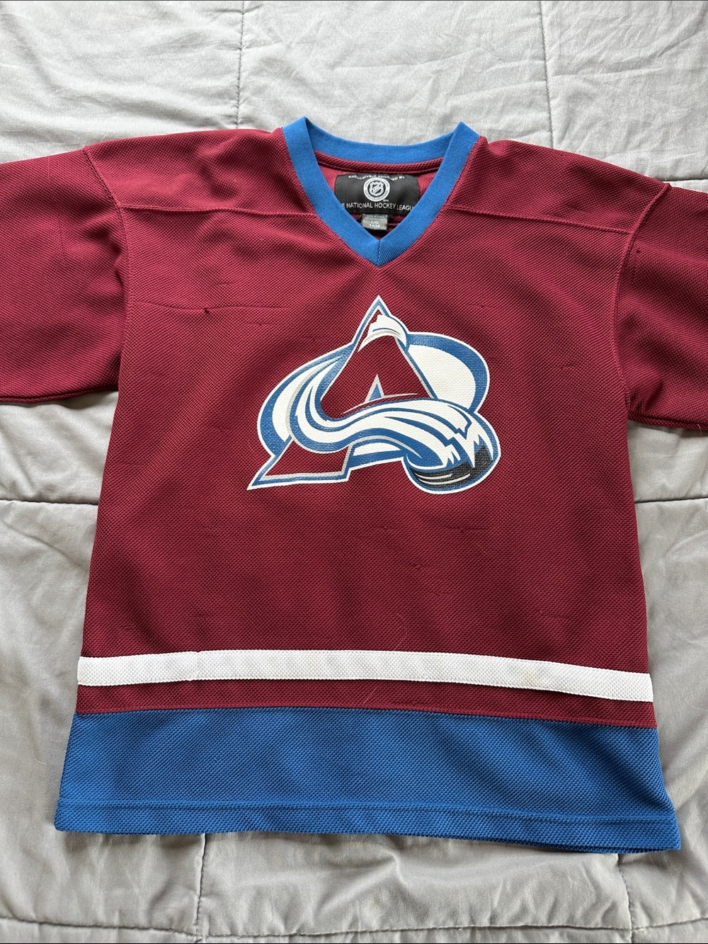 Colorado Avalanche Kids' Burgundy & Blue Hockey Jersey